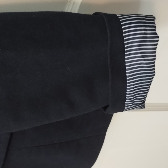 Tommy Hilfiger Navy Blazer Size 14 with White Stripe Sleeves NWOT - Picture 13 of 17